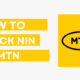 How to Check Your NIN Status on MTN Line