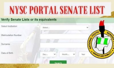 how to check my name on nysc senate list