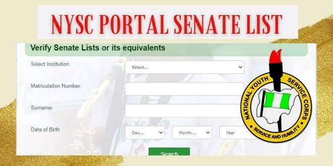 how to check my name on nysc senate list