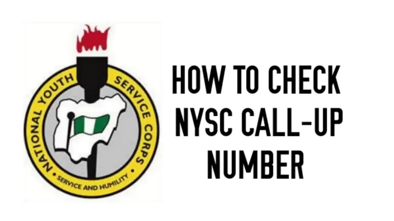 How To Check NYSC Call-up Number