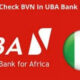 How to Check Your BVN on UBA Account