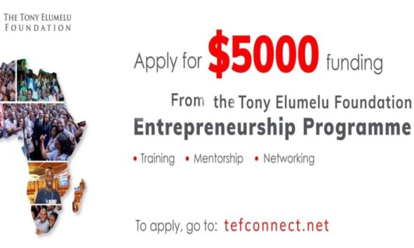 How to Apply for the Tony Elumelu Foundation $5000 Grant